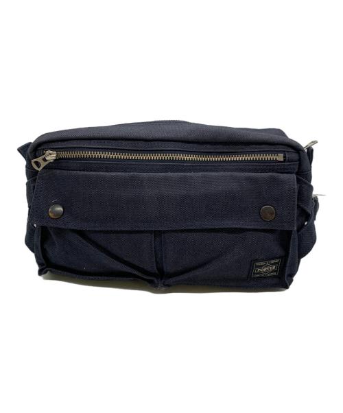 PORTER（ポーター）PORTER (ポーター) ウエストバッグ ネイビーの古着・服飾アイテム