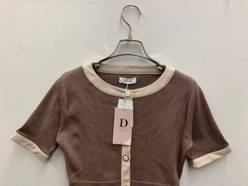 darich（ダーリッチ）Darich (ダーリッチ) ニットワンピース ブラウン サイズ:FREE 未使用品の古着・服飾アイテム