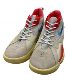 NIKE（ナイキ）の古着「ミッドカットスニーカー」｜ベージュ×レッド