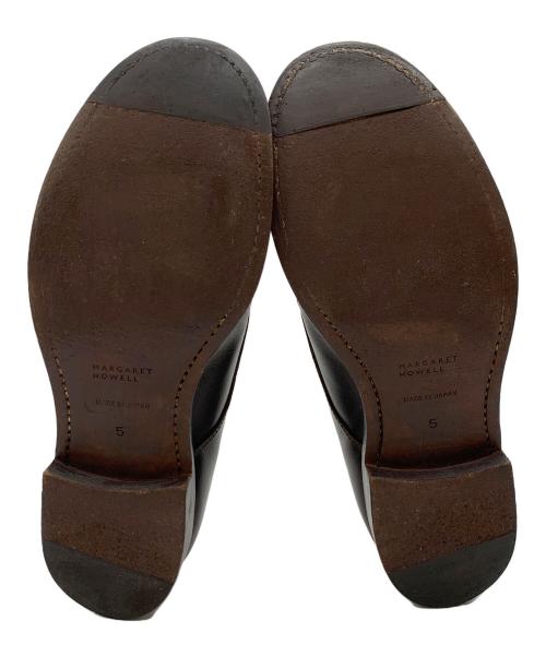 MARGARET HOWELL（マーガレットハウエル）MARGARET HOWELL (マーガレットハウエル) レザーシューズ ブラウン サイズ:5の古着・服飾アイテム