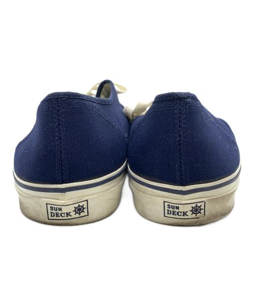deck（デッキ）deck (デッキ) キャンバススニーカー ネイビー サイズ:29cmの古着・服飾アイテム