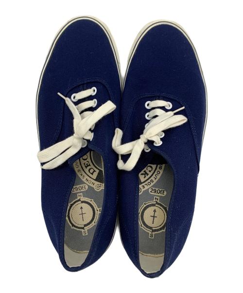 deck（デッキ）deck (デッキ) キャンバススニーカー ネイビー サイズ:29cmの古着・服飾アイテム