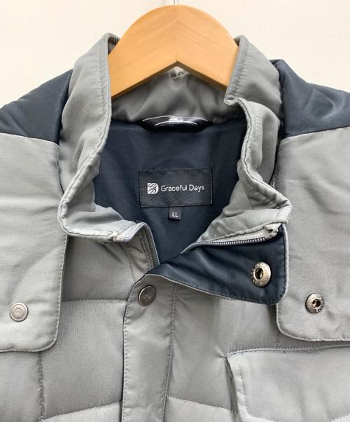 MIZUNO（ミズノ）MIZUNO (ミズノ) 中綿ジャケット グレー サイズ:LLの古着・服飾アイテム