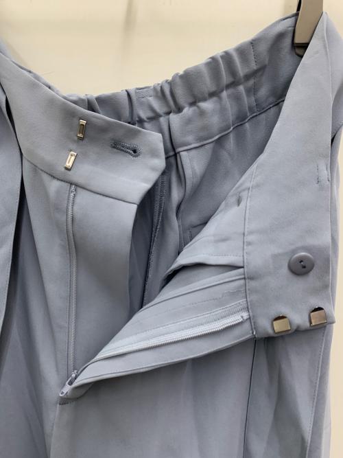 FRAY ID（フレイ アイディー）FRAY ID (フレイ アイディー) センタープレスベルテッドパンツ スカイブルー サイズ:１の古着・服飾アイテム