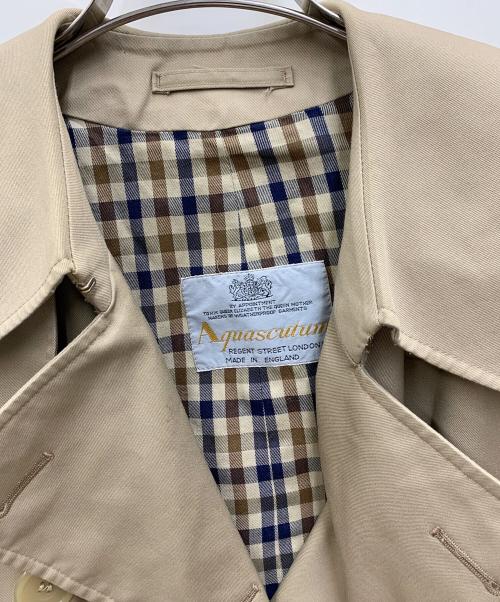Aquascutum（アクアスキュータム）Aquascutum (アクアスキュータム) トレンチコート ベージュ サイズ:不明の古着・服飾アイテム