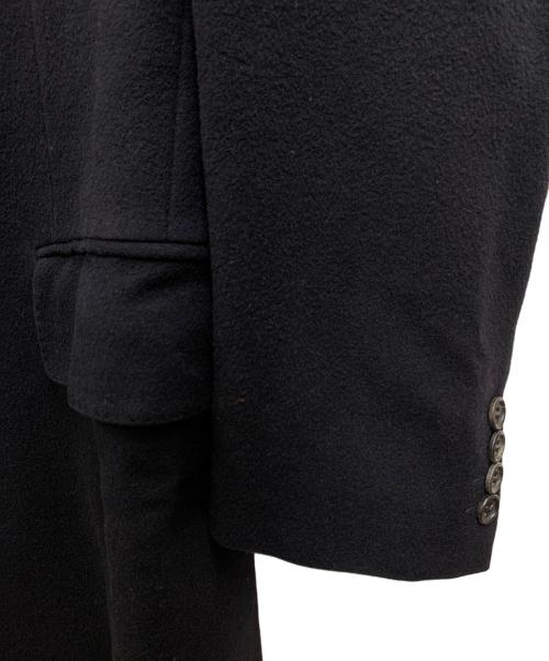 ERMENEGILDO ZEGNA（エルメネジルド・ゼニア）ERMENEGILDO ZEGNA (エルメネジルド・ゼニア) スタンドカラーコート ネイビー サイズ:46の古着・服飾アイテム