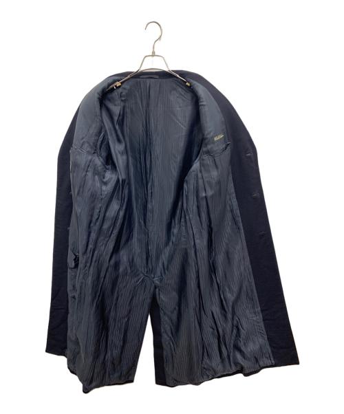 ERMENEGILDO ZEGNA（エルメネジルド・ゼニア）ERMENEGILDO ZEGNA (エルメネジルド・ゼニア) スタンドカラーコート ネイビー サイズ:46の古着・服飾アイテム