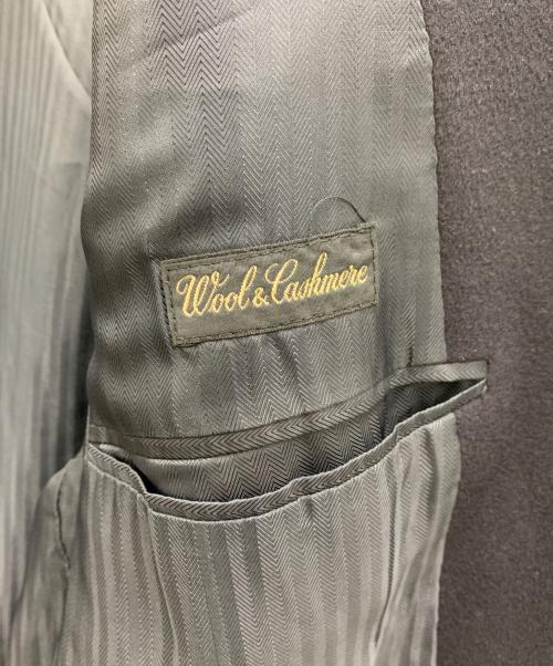 ERMENEGILDO ZEGNA（エルメネジルド・ゼニア）ERMENEGILDO ZEGNA (エルメネジルド・ゼニア) スタンドカラーコート ネイビー サイズ:46の古着・服飾アイテム