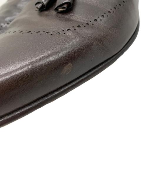 LOEWE（ロエベ）LOEWE (ロエベ) レザーシューズ ブラウン サイズ:40 1\2の古着・服飾アイテム