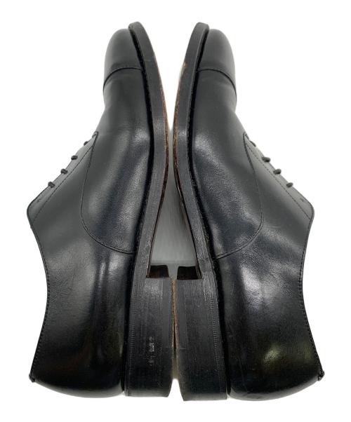 ERMENEGILDO ZEGNA（エルメネジルド・ゼニア）Ermenegildo Zegna (エルメネジルド・ゼニア) レザーシューズ ブラック サイズ:6 1/2の古着・服飾アイテム