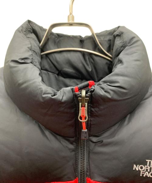 THE NORTH FACE（ザ ノース フェイス）THE NORTH FACE (ザ ノース フェイス) ダウンジャケット レッド×ブラック サイズ:Sの古着・服飾アイテム