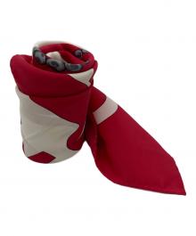 CHANEL（シャネル）の古着「シルクスカーフ」｜ピンク×ホワイト