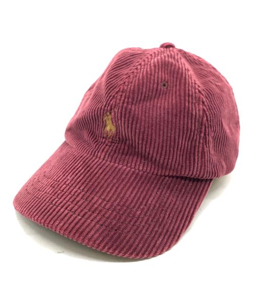 POLO RALPH LAUREN（ポロ・ラルフローレン）POLO RALPH LAUREN (ポロ・ラルフローレン) キャップ レッド サイズ:One sizeの古着・服飾アイテム