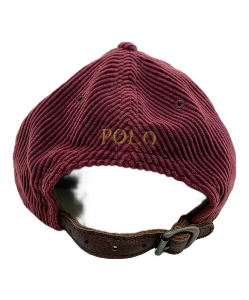 POLO RALPH LAUREN（ポロ・ラルフローレン）POLO RALPH LAUREN (ポロ・ラルフローレン) キャップ レッド サイズ:One sizeの古着・服飾アイテム