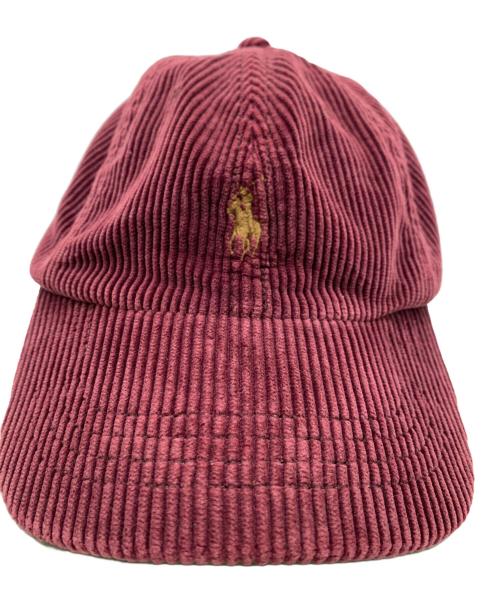 POLO RALPH LAUREN（ポロ・ラルフローレン）POLO RALPH LAUREN (ポロ・ラルフローレン) キャップ レッド サイズ:One sizeの古着・服飾アイテム