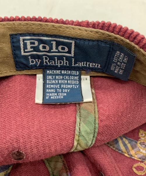 POLO RALPH LAUREN（ポロ・ラルフローレン）POLO RALPH LAUREN (ポロ・ラルフローレン) キャップ レッド サイズ:One sizeの古着・服飾アイテム