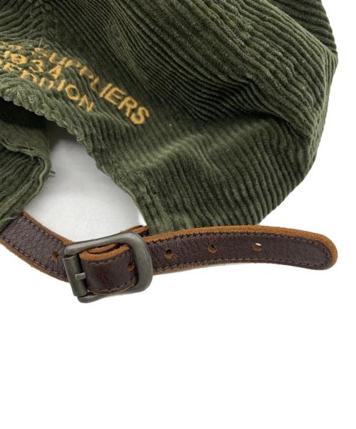 POLO RALPH LAUREN（ポロ・ラルフローレン）POLO RALPH LAUREN (ポロ・ラルフローレン) コーデュロイキャップ オリーブ サイズ:One sizeの古着・服飾アイテム