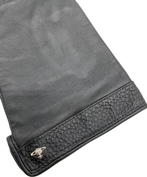 Vivienne Westwood（ヴィヴィアンウエストウッド）Vivienne Westwood (ヴィヴィアンウエストウッド) 手袋 ブラックの古着・服飾アイテム