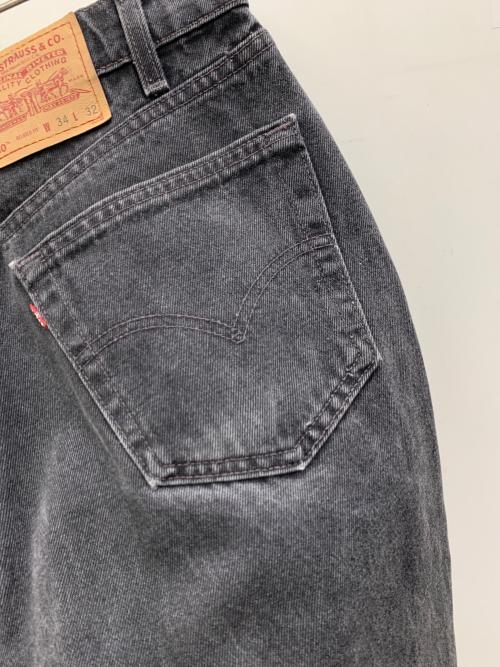 LEVI'S（リーバイス）LEVI'S (リーバイス) デニムパンツ ブラック サイズ:W34L32の古着・服飾アイテム