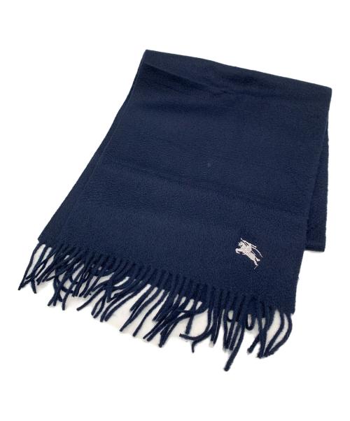 Burberry's（バーバリー）Burberry's (バーバリーズ) マフラー ネイビーの古着・服飾アイテム