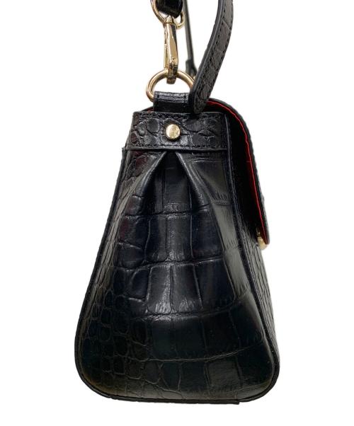 eat in the closet（イートインザクローゼット）eat in the closet (イートインザクローゼット) ショルダーバッグ ブラック×レッドの古着・服飾アイテム