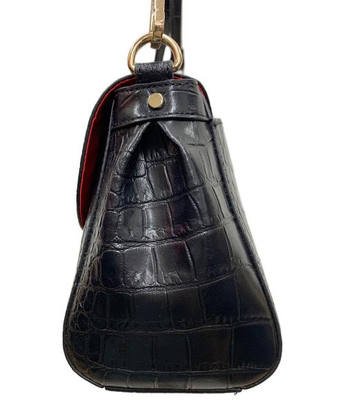 eat in the closet（イートインザクローゼット）eat in the closet (イートインザクローゼット) ショルダーバッグ ブラック×レッドの古着・服飾アイテム