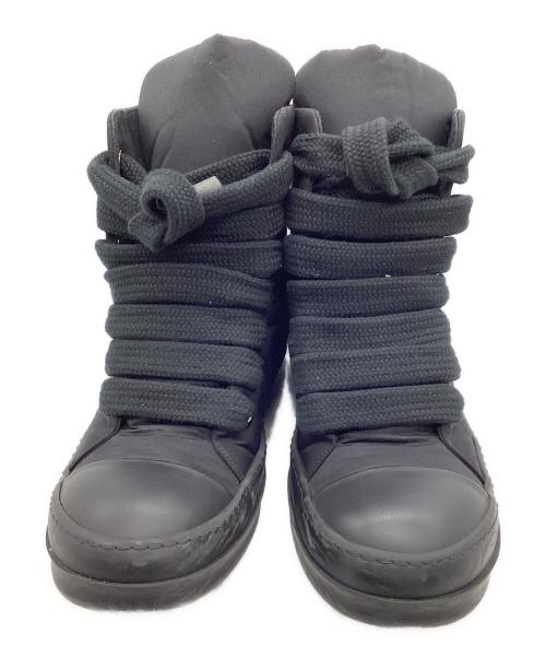 DRKSHDW（ダークシャドウ）DRKSHDW (ダークシャドウ) ハイカットスニーカー ブラック サイズ:26.5の古着・服飾アイテム