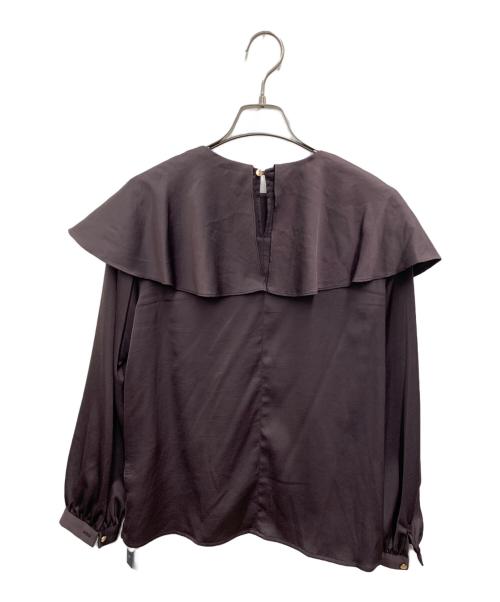 Gready Brilliant（グレディ ブリリアン）Gready Brilliant (グレディ ブリリアン) 長袖ブラウス ブラウン サイズ:38 未使用品の古着・服飾アイテム