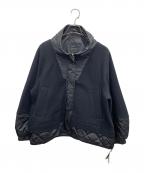 Gready Brilliantグレディ ブリリアン）の古着「ラムキルトコンビコート」｜ブラック