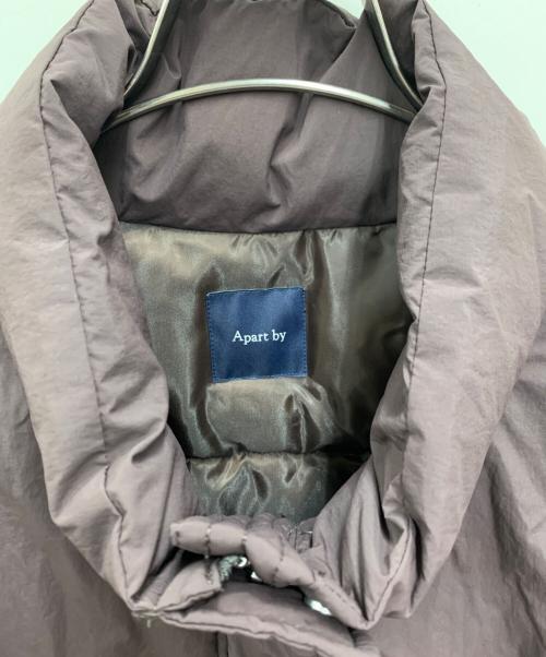apart by（アパートバイ）apart by (アパートバイ) エアサーマルスタンドブルゾン ブラウン サイズ:ｓ 未使用品の古着・服飾アイテム