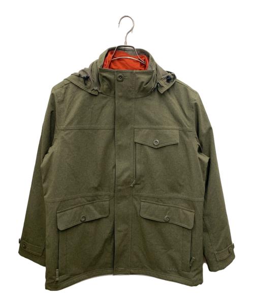 L.L.Bean（エルエルビーン）L.L.Bean (エルエルビーン) ジップジャケット オリーブ×オレンジ サイズ:Lの古着・服飾アイテム