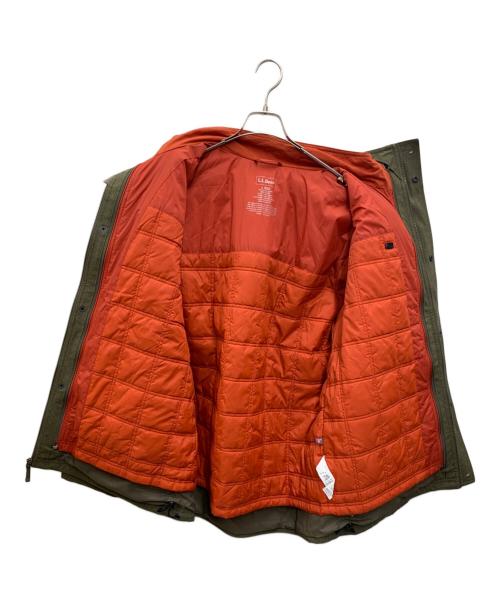 L.L.Bean（エルエルビーン）L.L.Bean (エルエルビーン) ジップジャケット オリーブ×オレンジ サイズ:Lの古着・服飾アイテム