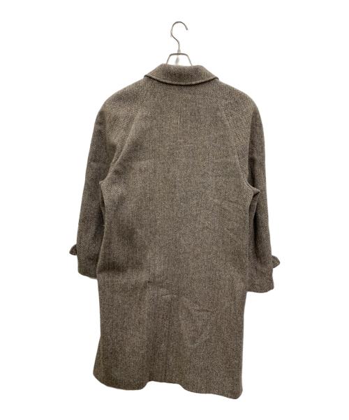 BROOKS BROTHERS（ブルックスブラザーズ）BROOKS BROTHERS (ブルックスブラザーズ) ヘリンボーンステンカラーコート ブラウン サイズ:44Rの古着・服飾アイテム