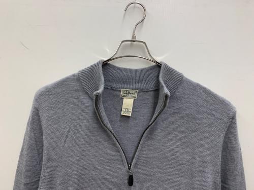L.L.Bean（エルエルビーン）L.L.Bean (エルエルビーン) ハーフジップニット グレー サイズ:XLの古着・服飾アイテム