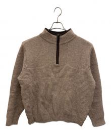 L.L.Bean（エルエルビーン）の古着「ハーフジップニット」｜ブラウン