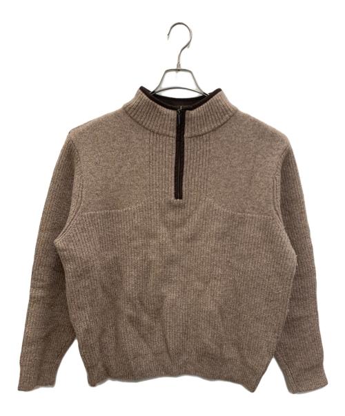 L.L.Bean（エルエルビーン）L.L.Bean (エルエルビーン) ハーフジップニット ブラウン サイズ:Lの古着・服飾アイテム