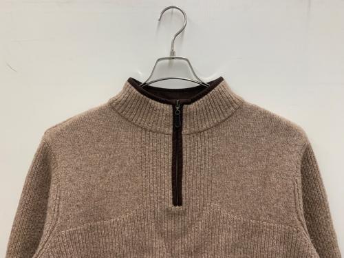 L.L.Bean（エルエルビーン）L.L.Bean (エルエルビーン) ハーフジップニット ブラウン サイズ:Lの古着・服飾アイテム