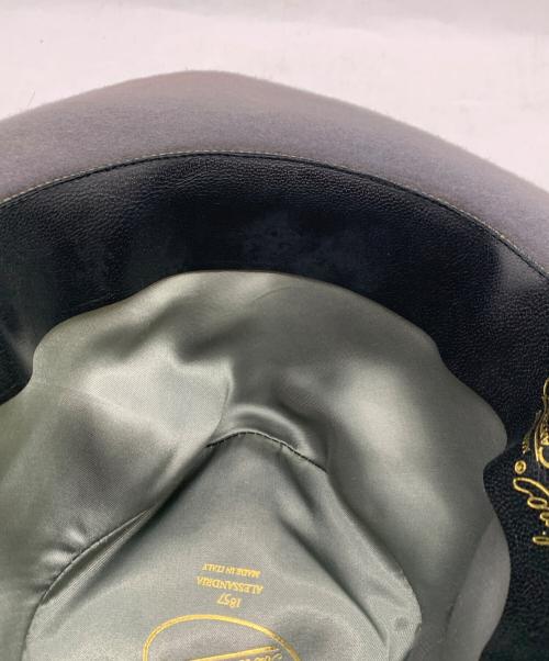 BORSALINO（ボルサリーノ）BORSALINO (ボルサリーノ) ハット グレー サイズ:UK7の古着・服飾アイテム