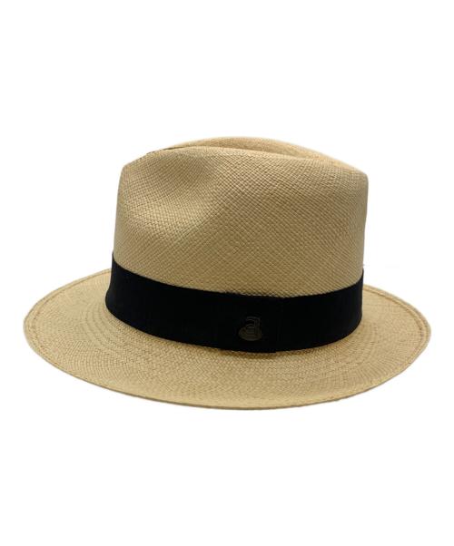 Ecua-Andino（エクアアンディーノ）Ecua-Andino (エクアアンディーノ) 麦わらハット ベージュ サイズ:LARGEの古着・服飾アイテム