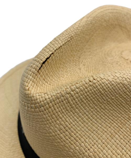 Ecua-Andino（エクアアンディーノ）Ecua-Andino (エクアアンディーノ) 麦わらハット ベージュ サイズ:LARGEの古着・服飾アイテム