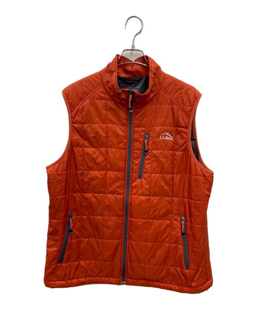 L.L.Bean（エルエルビーン）L.L.Bean (エルエルビーン) 中綿ベスト オレンジ サイズ:Lの古着・服飾アイテム