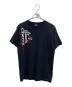 ノーブランド（ノーブランド）の古着「プリントTシャツ」｜ブラック