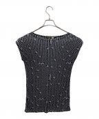 FENDIフェンディ）の古着「ノースリーブカットソー」｜ホワイト×ブラック