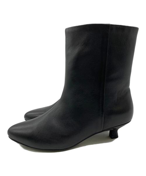 Gready Brilliant（グレディ ブリリアン）gready brilliant (グレディ ブリリアン) レザールーズブーツ ブラック サイズ:36 未使用品の古着・服飾アイテム