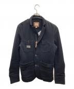 DIESELディーゼル）の古着「ジップジャケット」｜ブラック