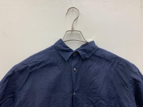 tricot COMME des GARCONS（トリココムデギャルソン）tricot COMME des GARCONS (トリココムデギャルソン) 半袖リネンシャツ ネイビー サイズ:FREEの古着・服飾アイテム