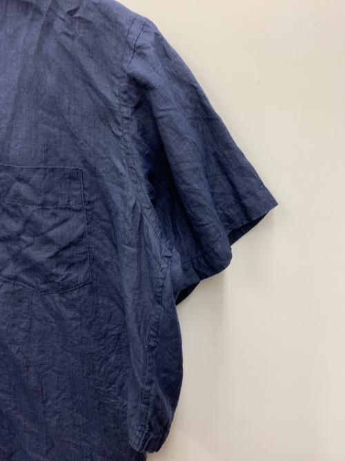 tricot COMME des GARCONS（トリココムデギャルソン）tricot COMME des GARCONS (トリココムデギャルソン) 半袖リネンシャツ ネイビー サイズ:FREEの古着・服飾アイテム