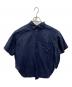 tricot COMME des GARCONS（トリココムデギャルソン）の古着「半袖リネンシャツ」｜ネイビー