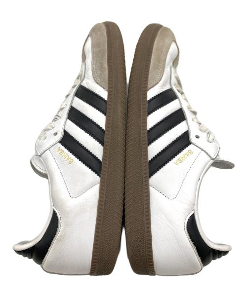 adidas（アディダス）adidas (アディダス) ローカットスニーカー ホワイト×ブラック サイズ:28の古着・服飾アイテム