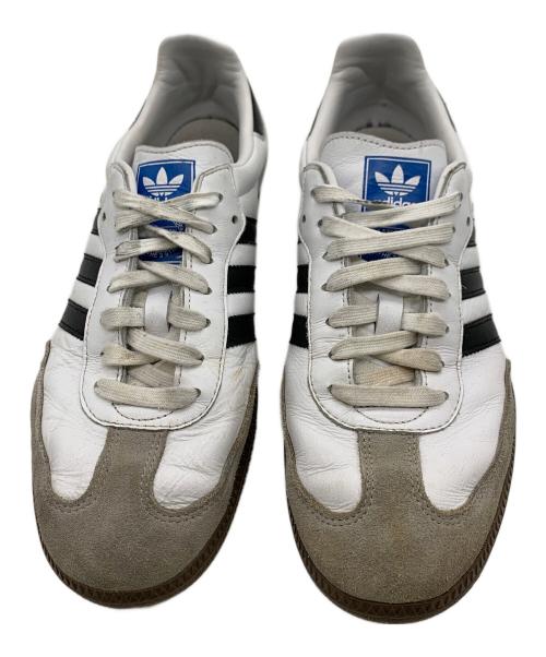 adidas（アディダス）adidas (アディダス) ローカットスニーカー ホワイト×ブラック サイズ:28の古着・服飾アイテム